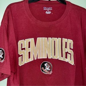 Florida State SEMINOLES Maroon T-shirt XL Short Sleeve